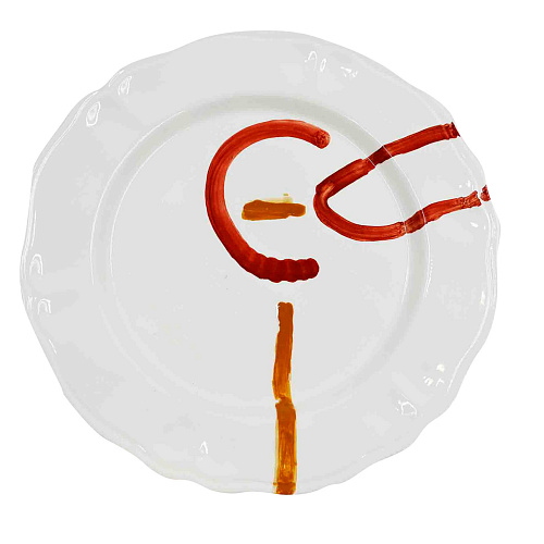 Handgemaakt keramisch bord
