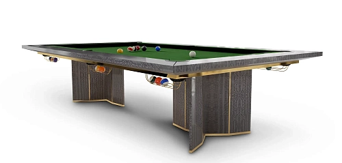 Elite grijze snookertafel