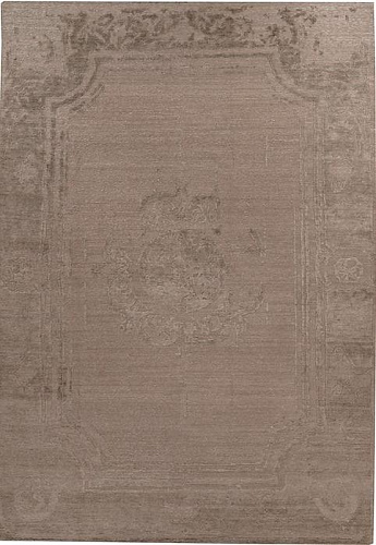 Tapis indien en soie de bambou noué à la main
