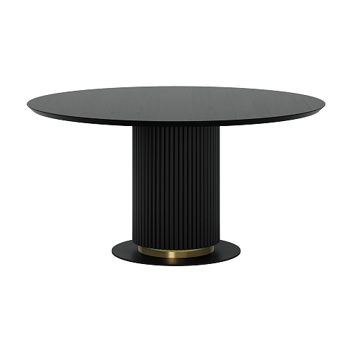 Table ronde moderne Contera en frêne