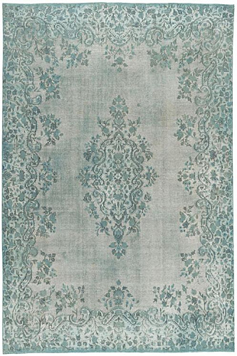 Jeansblauw vintage vloerkleed