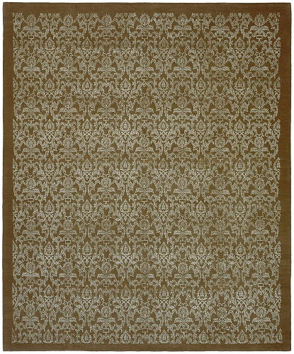 Tapis Roma Border vert olive