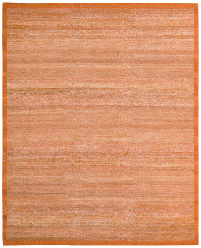 Mauro Border oranje vloerkleed