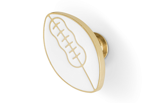 Poignée décorative Rugby touchdown