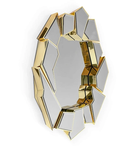 Miroir mural rond Shatter