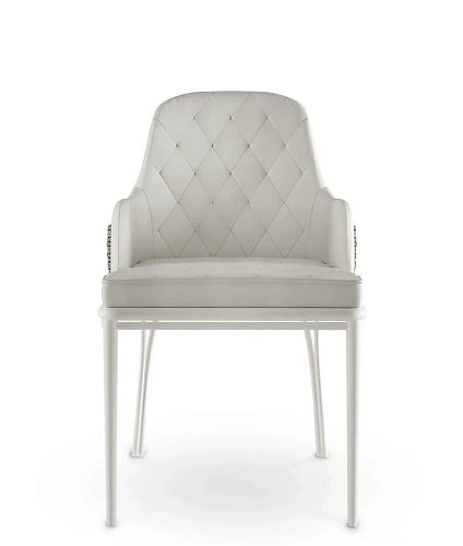 Regal houten eetstoel