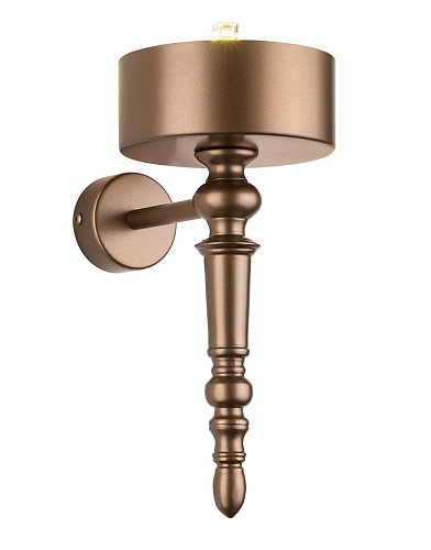 Wandlamp met anodic metalen afwerking