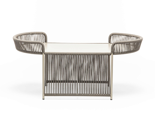 Table basse d'extérieur ovale Altana Sable