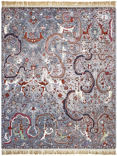 Tapis de luxe Tabriz Charcoal