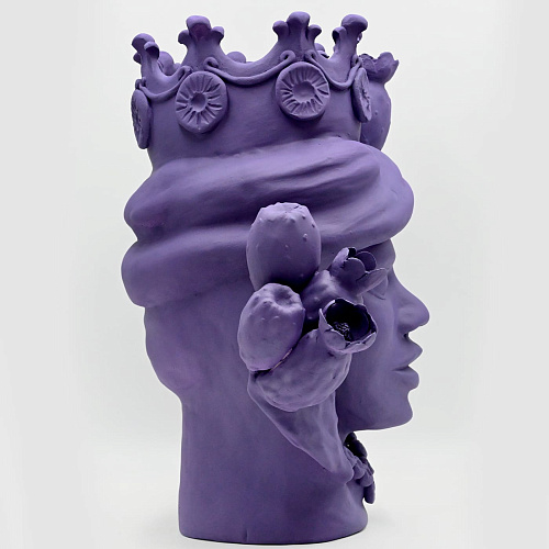 Sculpture violette Moorkop