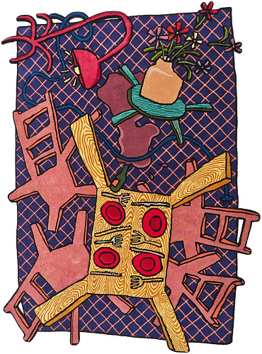 Tapis design tissé main Fortune