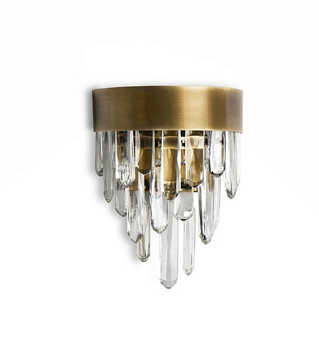Messing stroom wandlamp