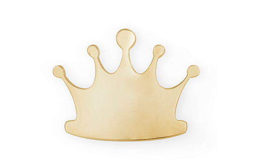 Poignée décorative Couronne royale