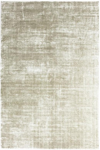 Tapis uni en viscose vétiver