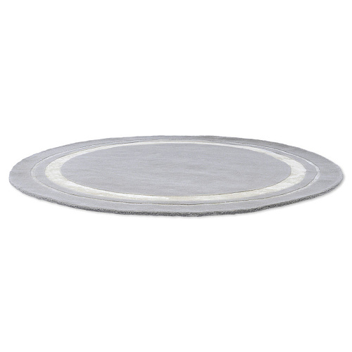 Redbrook zilver rond vloerkleed