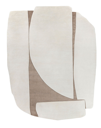 Tapis sable à forme