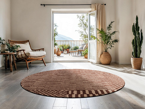 Caidal rond vloerkleed