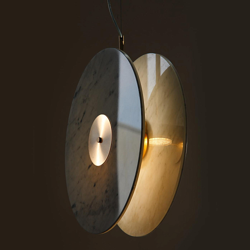 Dubbele marmeren hanglamp