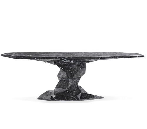 Bonsai kunstmarmer luxe eettafel