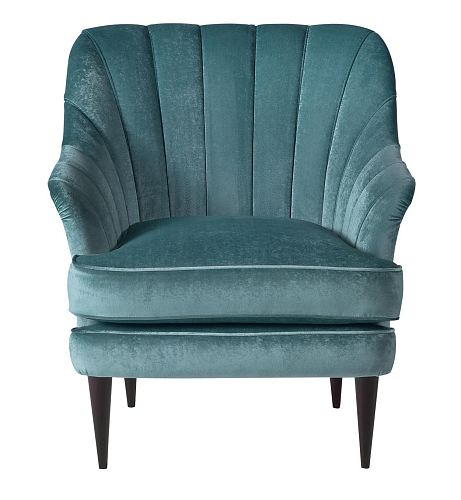 Fauteuil sarcelle Michelle