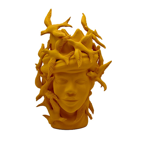Sculpture orange Moorkop