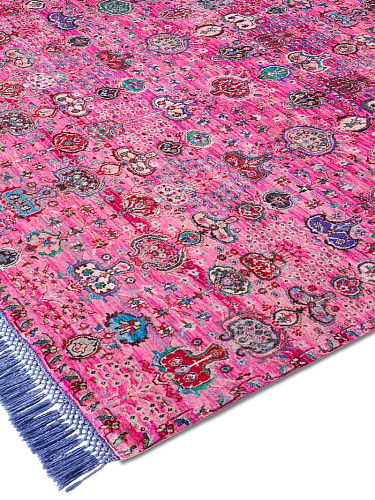 Tapis de luxe fait main Isfahan rose