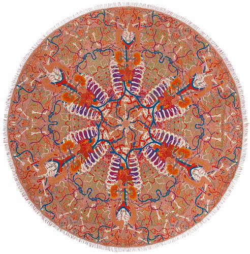 Tapis design Ravie Blanc