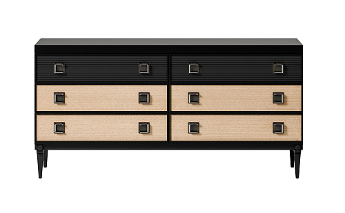 Commode noir/beige