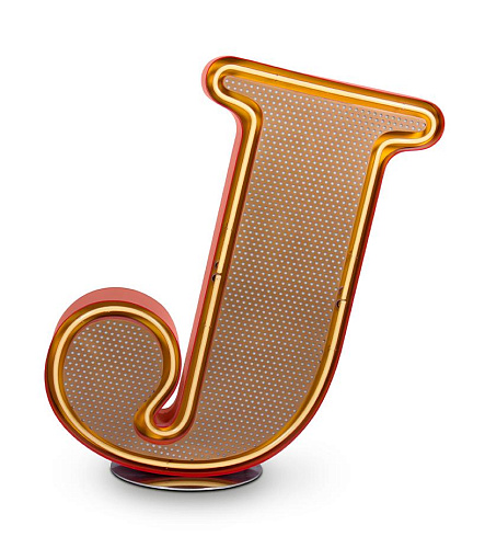 Joyful letter J