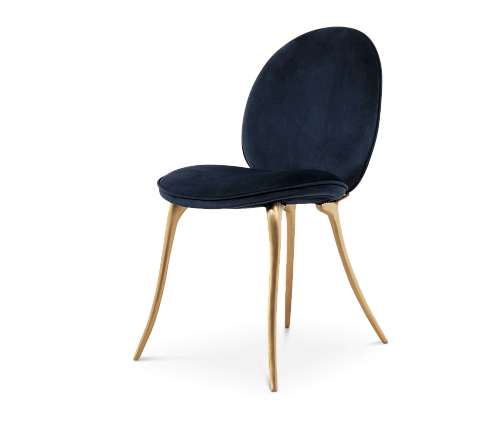 Solara blauwe stoel