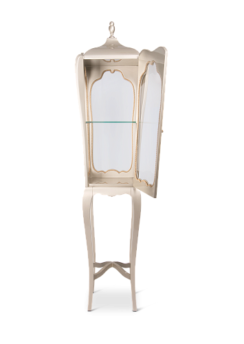 Vitrine Empire étroite crème