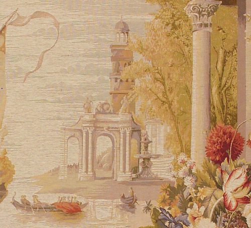 Tapisserie murale Port toscan