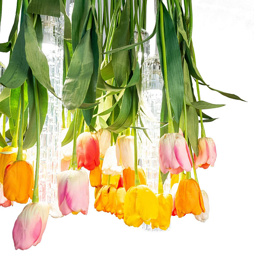 Tulip ronde kroonluchter