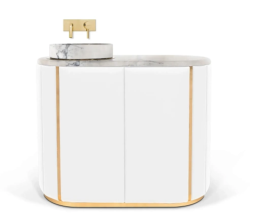 Meuble de salle de bain Majestic blanc