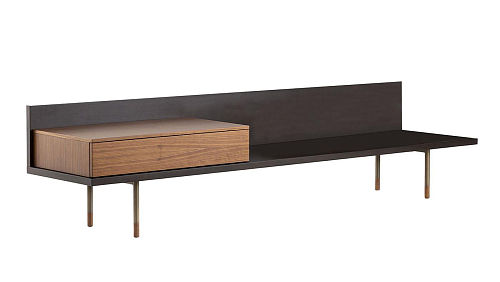 Banquette Plank noire