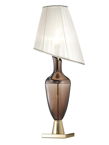 Coffee Murano glazen tafellamp