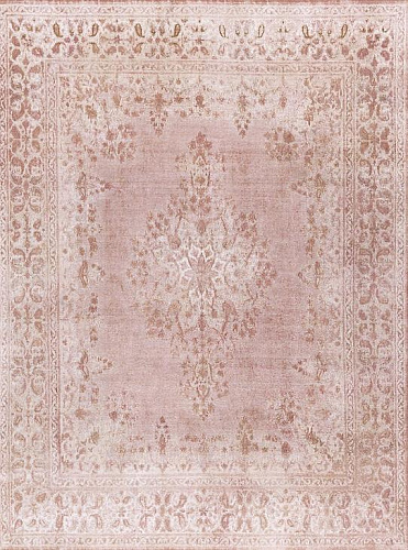 Roze vintage vloerkleed