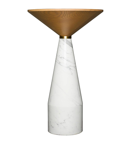 Table Cino en marbre blanc