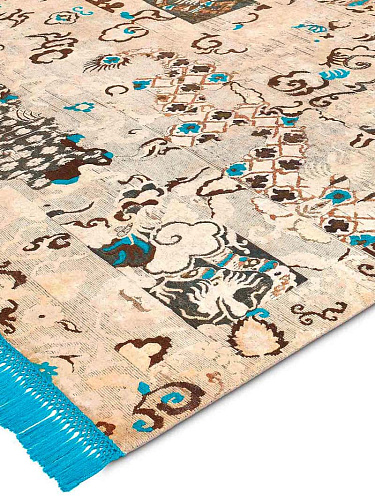 Tapis de luxe noué à la main Dragon