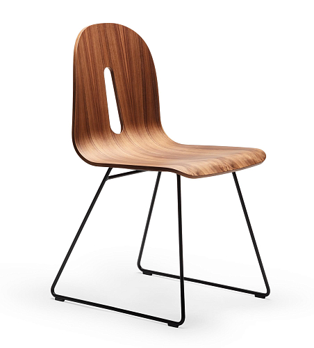 Gotham Woody SL walnoten stoel