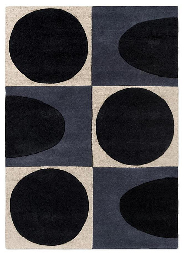 Spot Square blauw navy vloerkleed