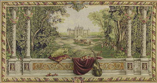 Tapisserie murale Verdure près du château (grand)