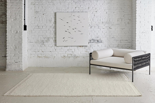 Cocoon 1 wit vloerkleed
