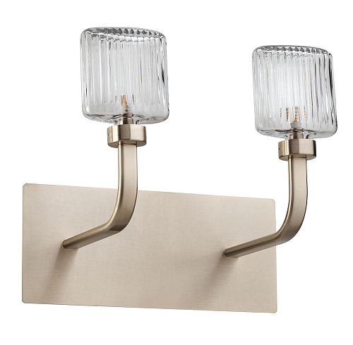 Kristallen wandlamp met 2 lichtpunten