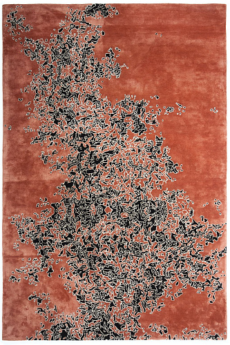 Tapis design Camouflage Macro bleu