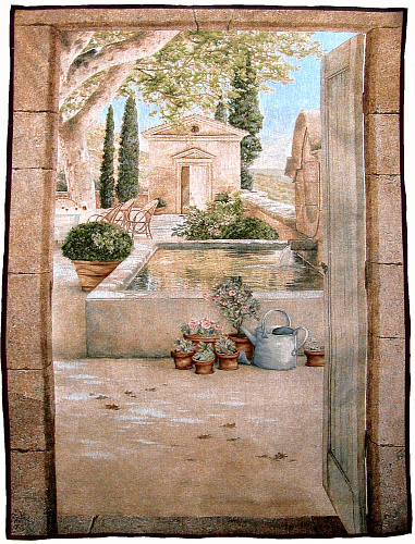 Landschap in de Provence wandtapijt