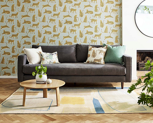 Tapis Composition papaye