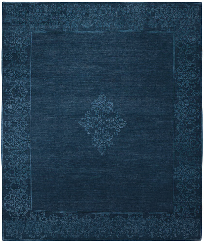 Florenz blauw vloerkleed