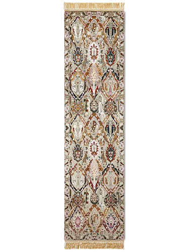 Tapis de luxe fait main KavaBagh vert