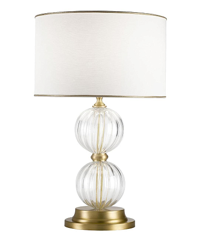 Elegante tafellamp met Murano glazen bollen